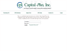 Tablet Screenshot of clients.capplus.com